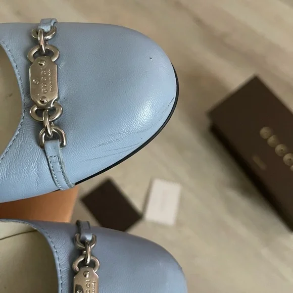 GUcci Flats Nappa Steve in Cloudy blue - Picture 2 of 10